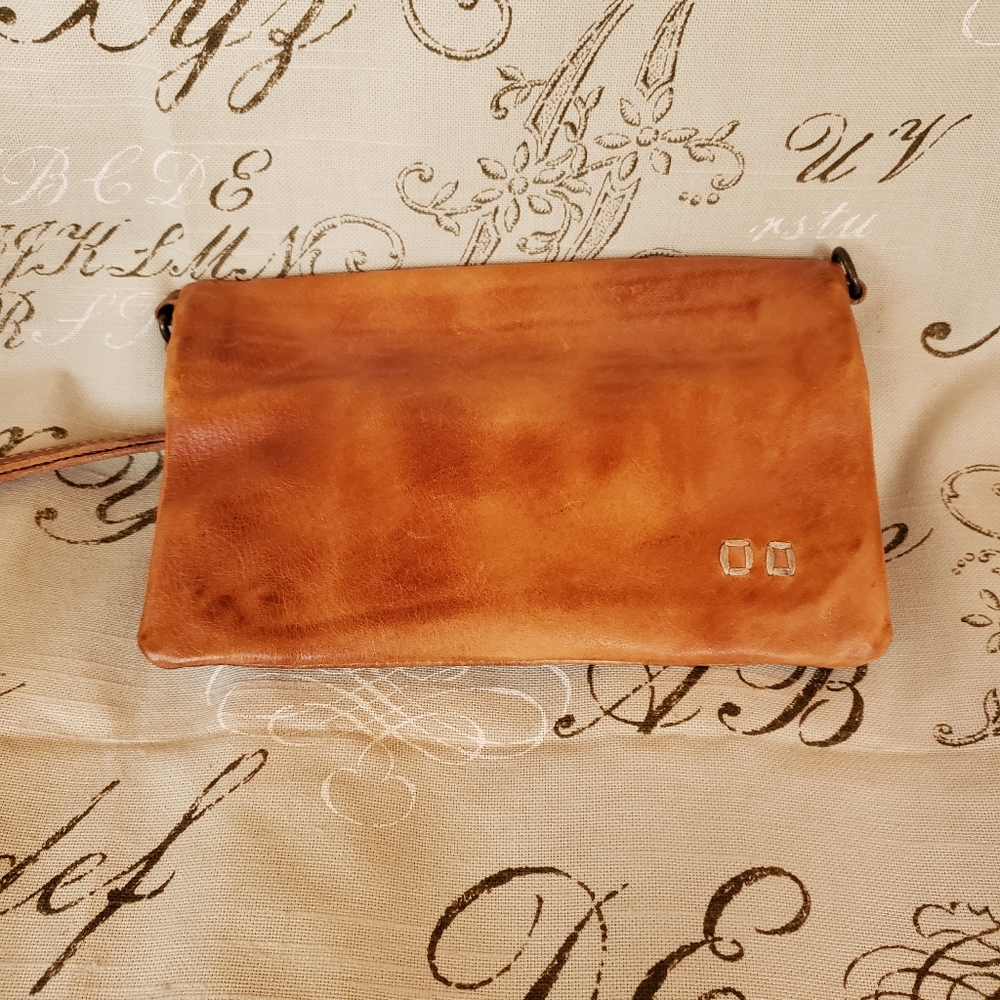 Bed Stu wallet also has strap for crossbody.